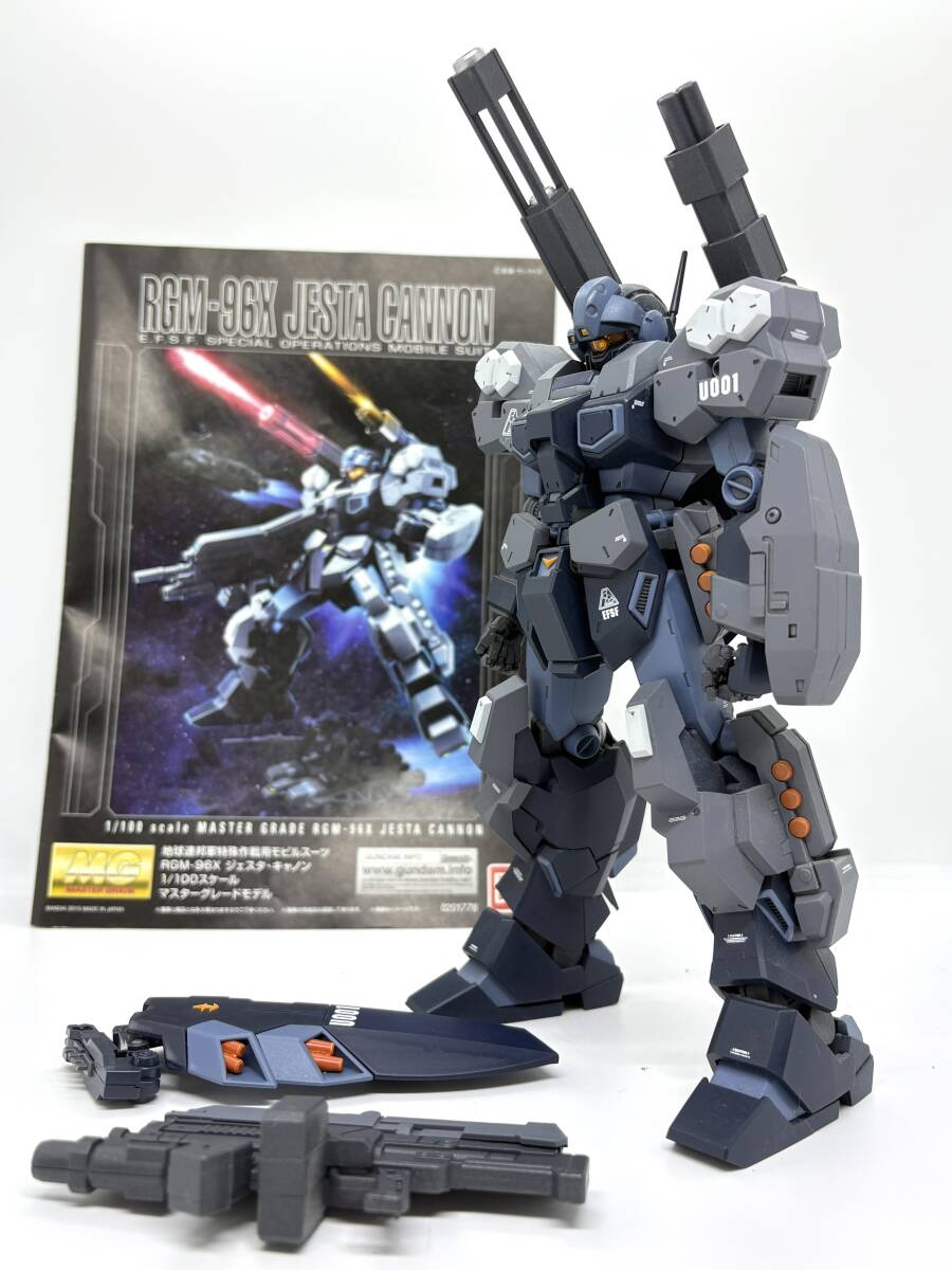 新品】MG ジェスタキャノン改修済み・徹底塗分け塗装済みの落札情報