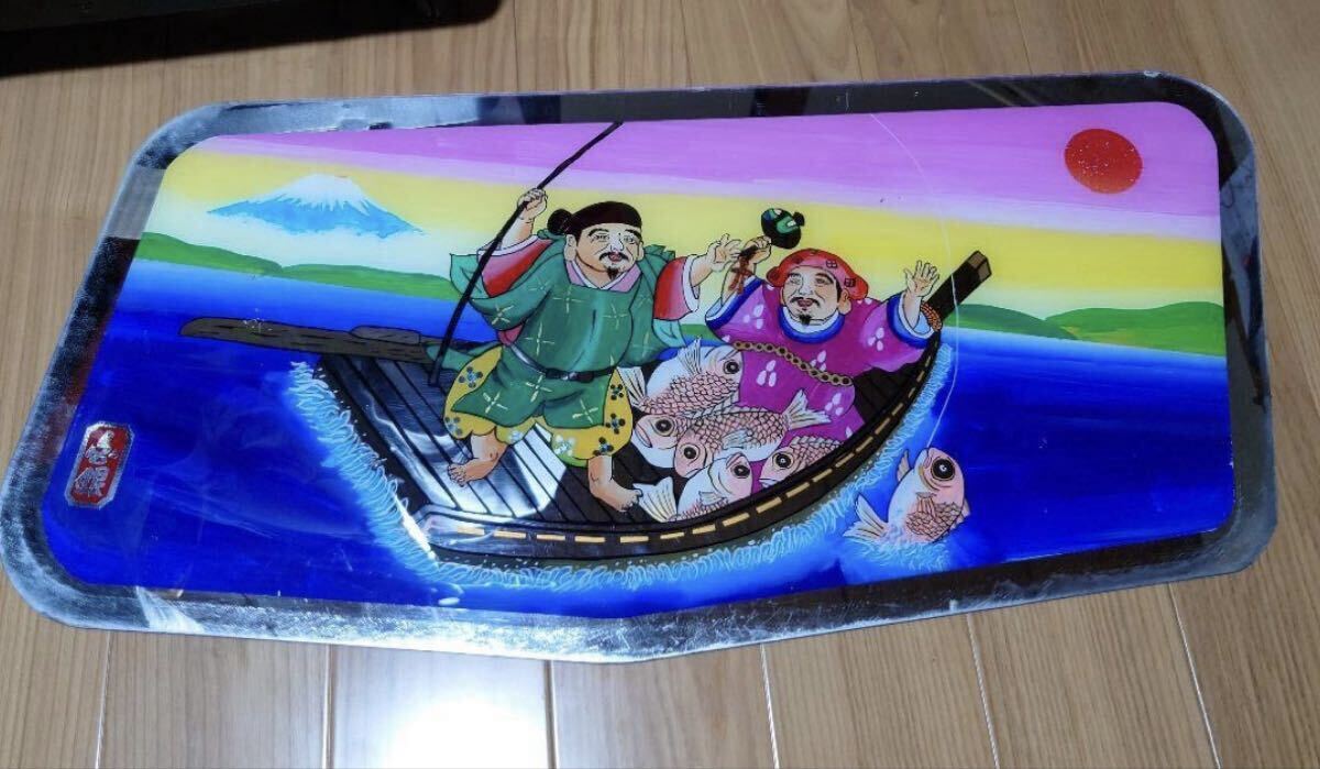 新品】 デコトラ 光を通すスーパーグレート安全窓 シートタイプ 歌舞伎