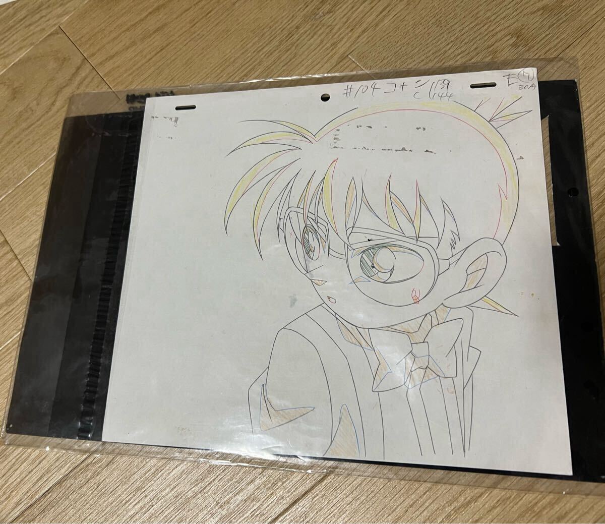 名探偵コナン セル画下絵 ラフ画 額装の落札情報詳細 - Yahoo