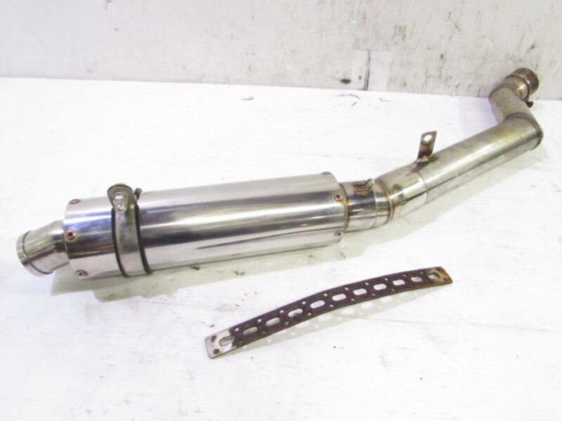 31956 エリミネーター 250 V 社外 スラッシュ カット マフラー 2本出し