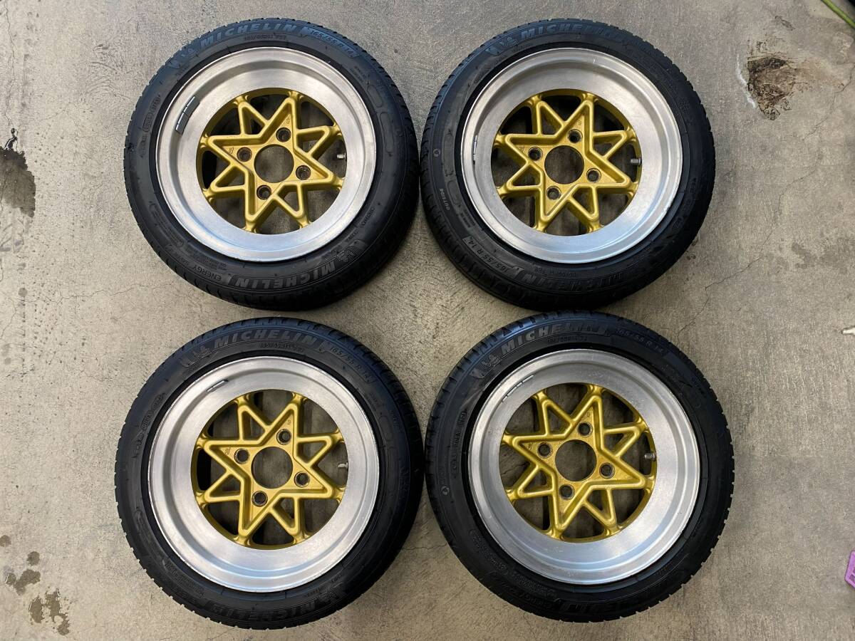 ☆美品☆ TECHNO RACING テクノレーシング 14インチ 7J +2 PCD114.3 4H