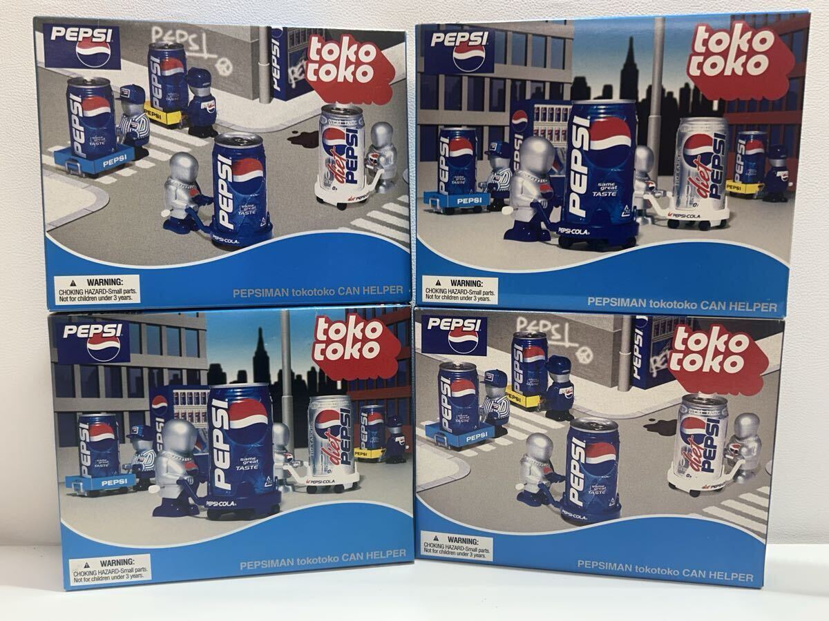 ペプシ プレミアムディスペンサー トコトコ缶4種 セット売り ☆ペプシ