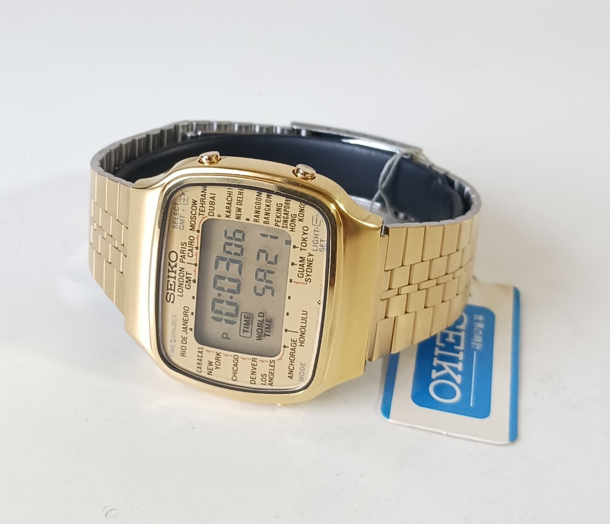 新品】SEIKO PULSAR World Time Watch セイコー パルサー デジアナ 