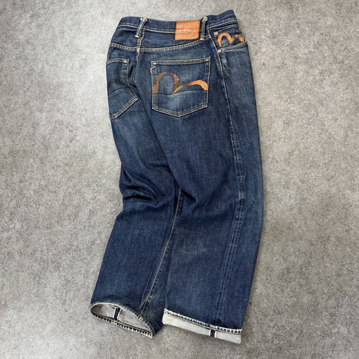 完売 EVISU エヴィス クロコ型押し レザー 大黒カモメ セルビッチ