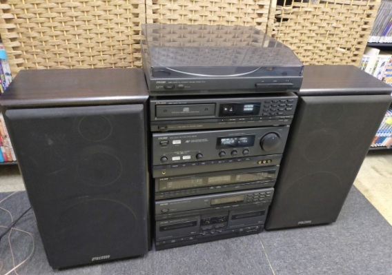 AIWA アイワ CDラジカセ CSD-XR7 ダブルカセット STRASSER 通電確認