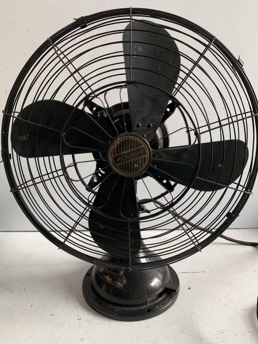 四角い扇風機RM-10A 三菱MITSUBISHI 昭和レトロアンティーク1960年昭和
