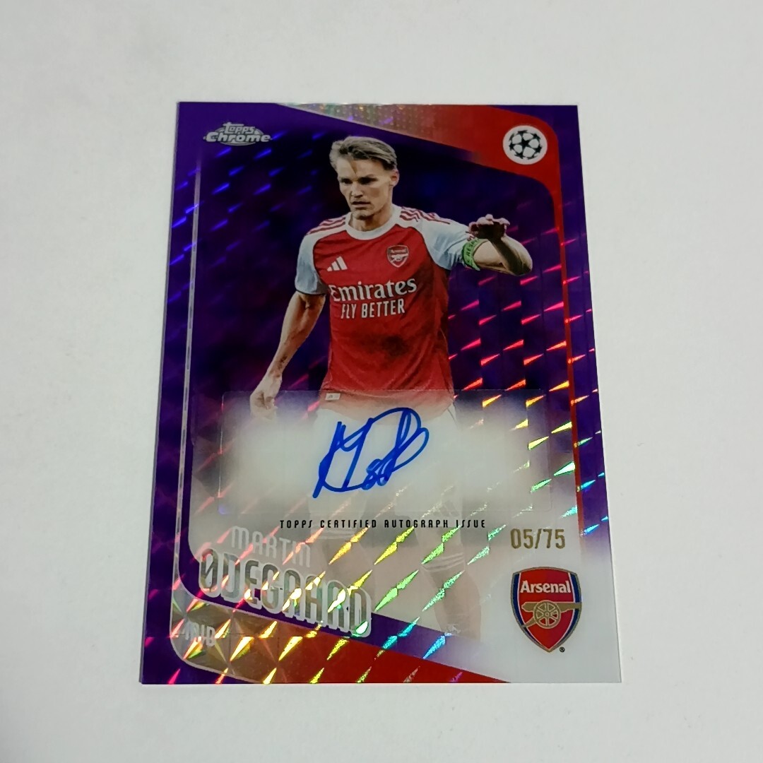 マルティン・ウーデゴール◇直筆サイン◇2016-17 PANINI BLACK GOLD