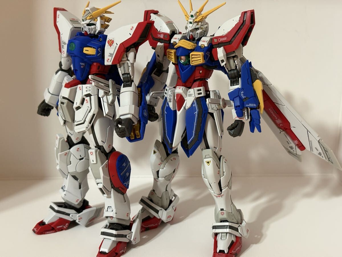 新品】MG シャイニングガンダム 改修 塗装済み 完成品 の落札情報