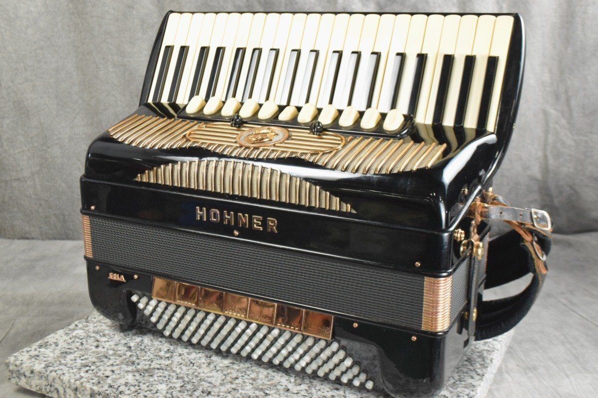 中古】値下【HOHNER】Bravo III 80 アコーディオン ホーナー鍵盤楽器の