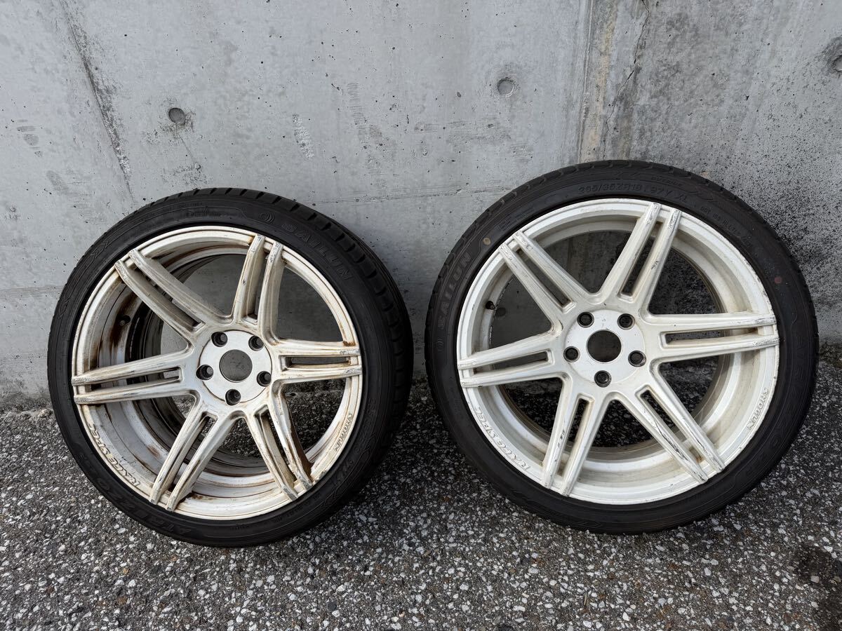 新品】SHOGUN A1 18インチ ×10.5J +15 5H-114.3☆2本とタイヤ(235/40