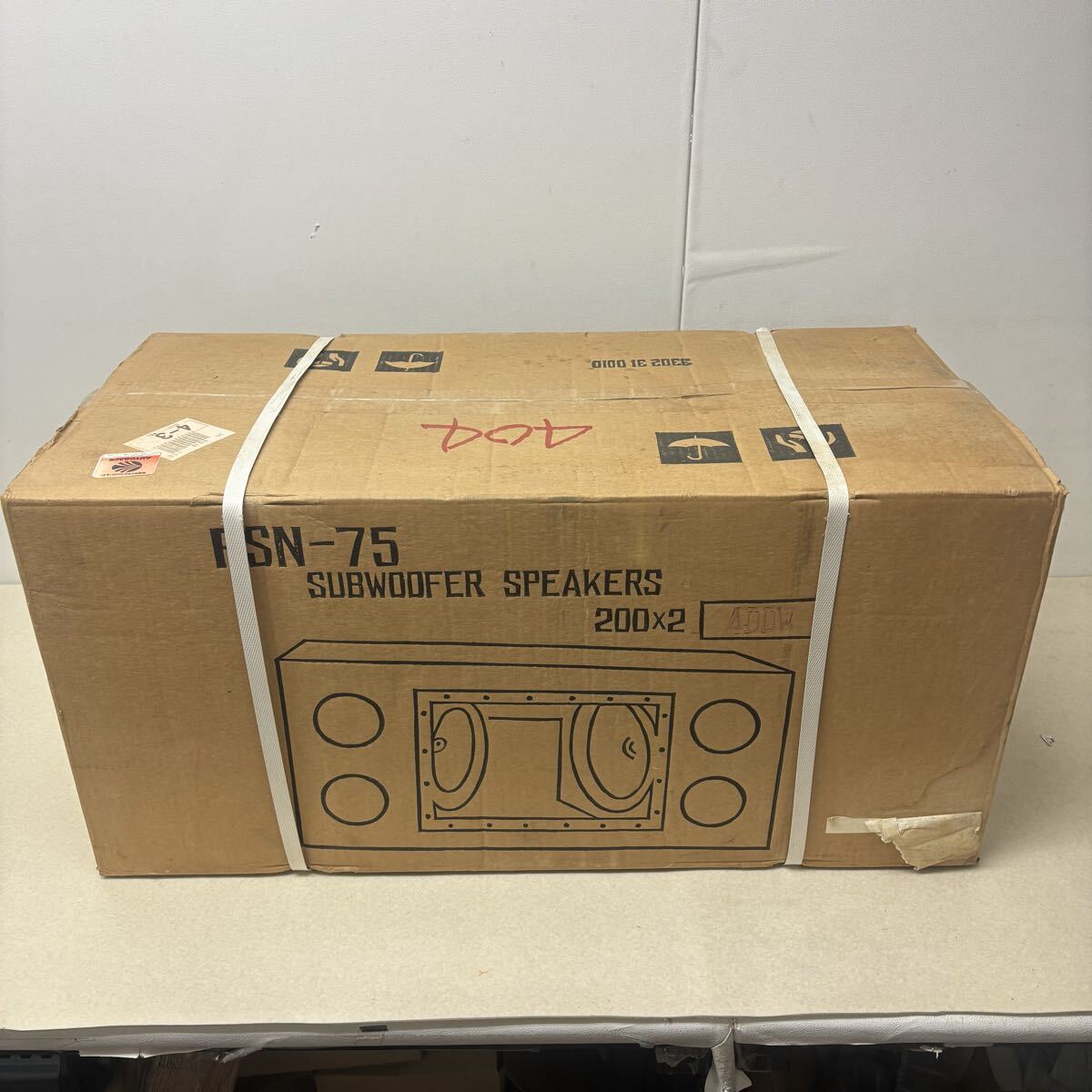 中古品】Fusion(フュージョン) FSN-SX20FL 車載用アンプ内蔵LED付サブ