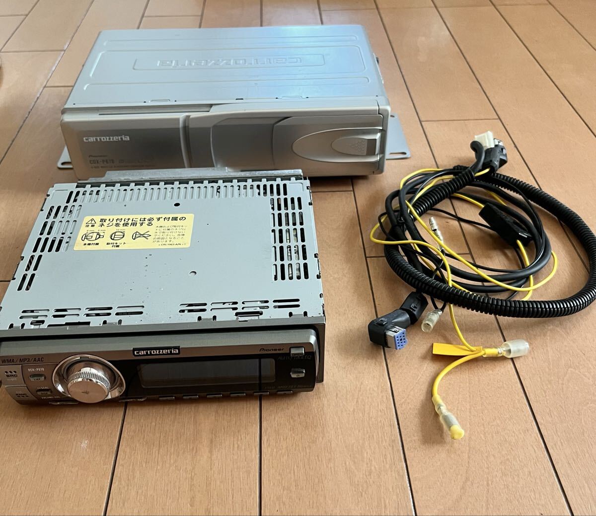 ジャンク品 カロッツェリア（パイオニア） カーコンポ カセット＋CD