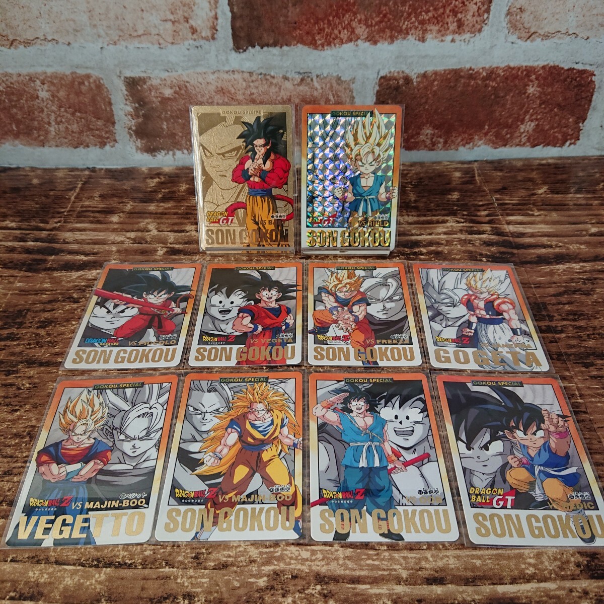 新品】箱出完品 ドラゴンボール カードダス NO.127 ゴールドカード 超
