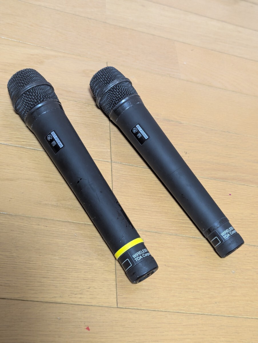ジャンク】☆送料無料☆TOA WM-210 42.89MHz 業務用ワイヤレスマイクの