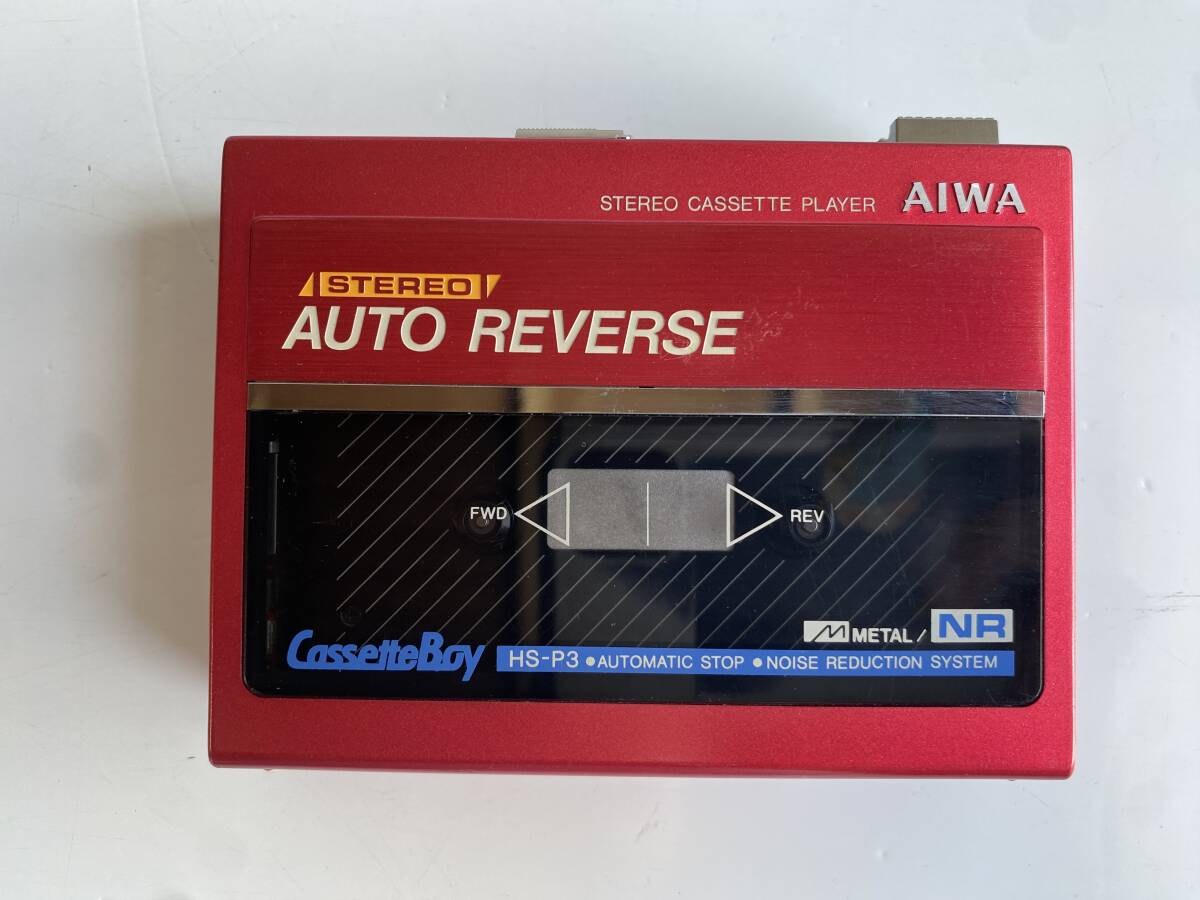【動作品】SANYO サンヨーJJ-P33 ポータブルカセットプレーヤー 1円～ サンヨー SANYO ステレオカセットプレーヤー JJ-P33 「it's
