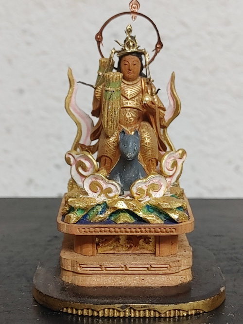 時代市場□豊川稲荷閣 厨子入荼枳尼天(ダキニ天)□仏像・仏教美術の