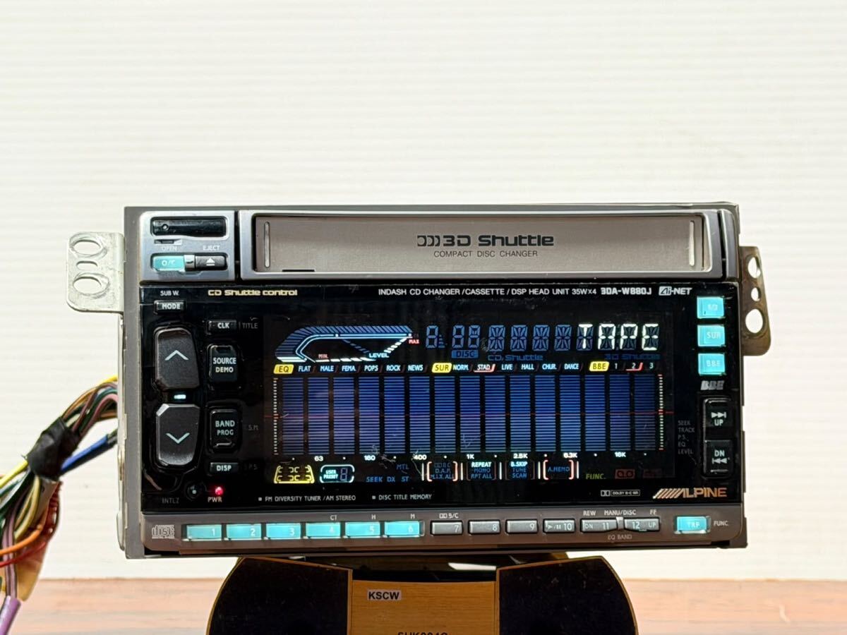中古】アルパイン カセットデッキ ALPINE 7283JS CDチェンジャー5952