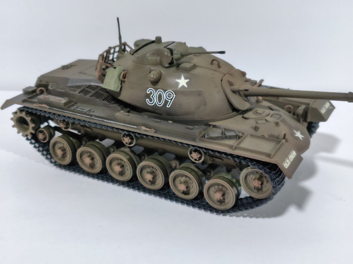 ジャンク】タミヤ 1/35 M48 パットン戦車 完成品の落札情報詳細