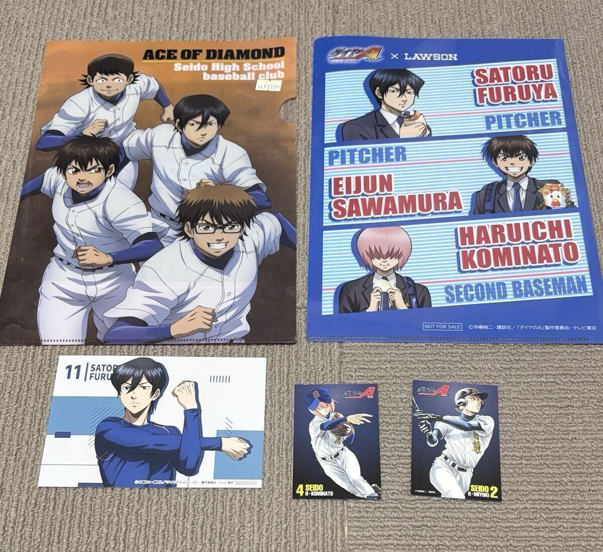 新品】ダイヤのA☆特典 ポストカード☆原作絵柄☆沢村栄純・御幸一也