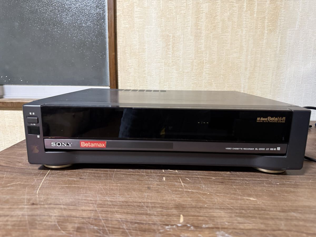 中古】KM6○ジャンク○SONY Betamax ビデオカセットレコーダー/ビデオ