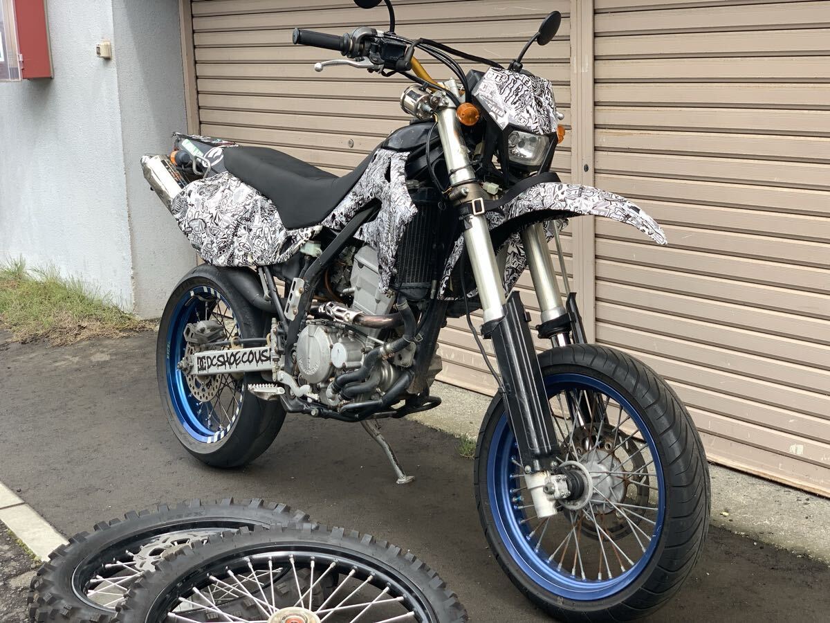 KX80 モタード 2スト レーサー 12インチ オフホイール付 KX85 YZ80