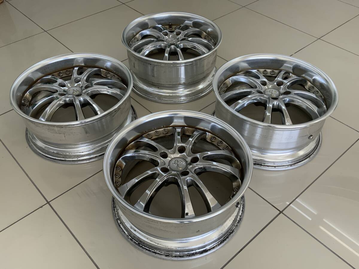 WORK Bersaglio ワーク ベルサリオ 深リム メッキ 19インチ アルミ