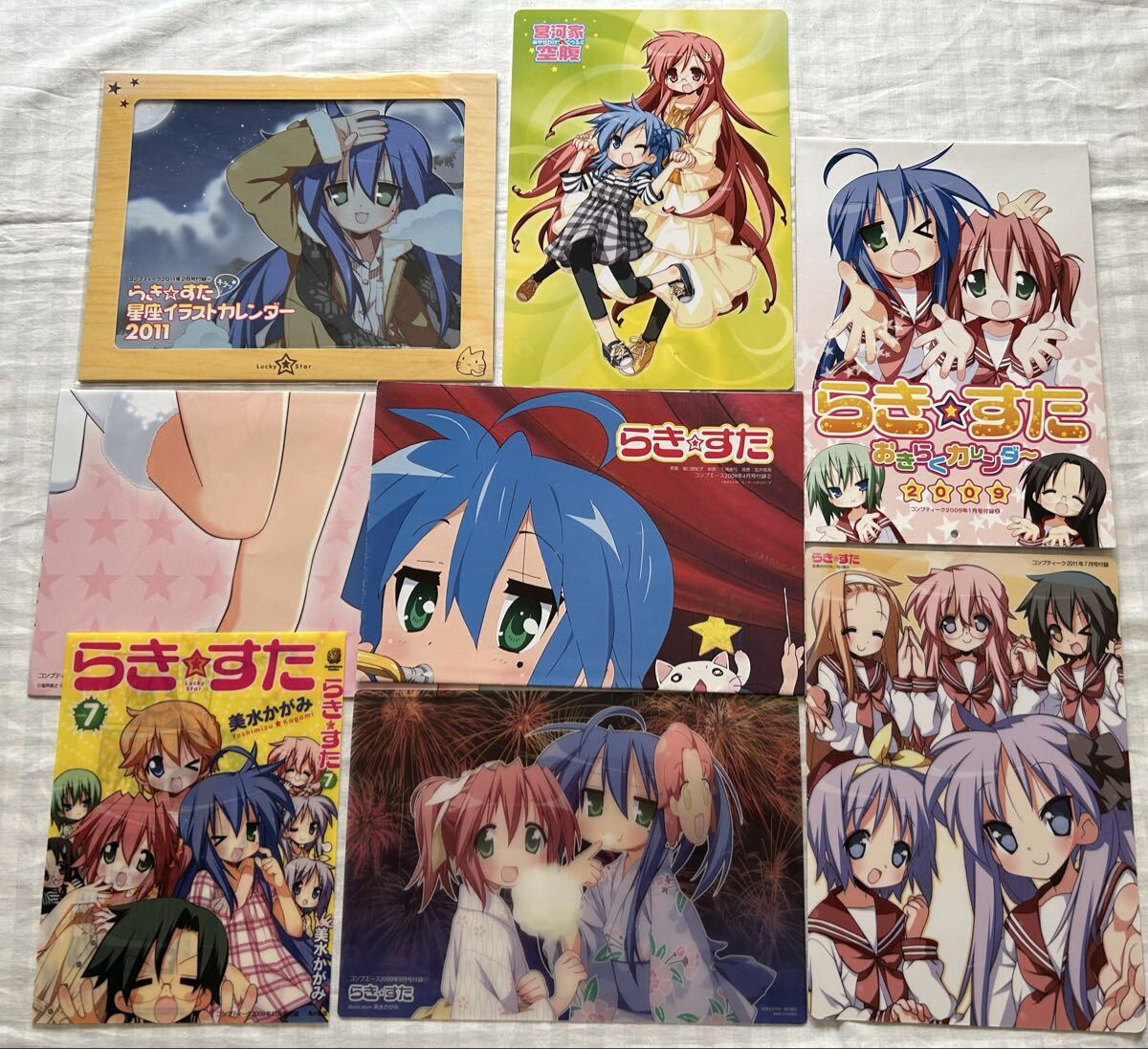 アニメ らき☆すた B2販促ポスターの落札情報詳細 - Yahoo