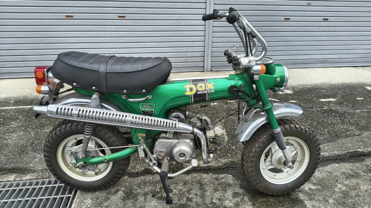中古】ホンダモンキーZ50J 4リットルタンク サイドカバー ポポ