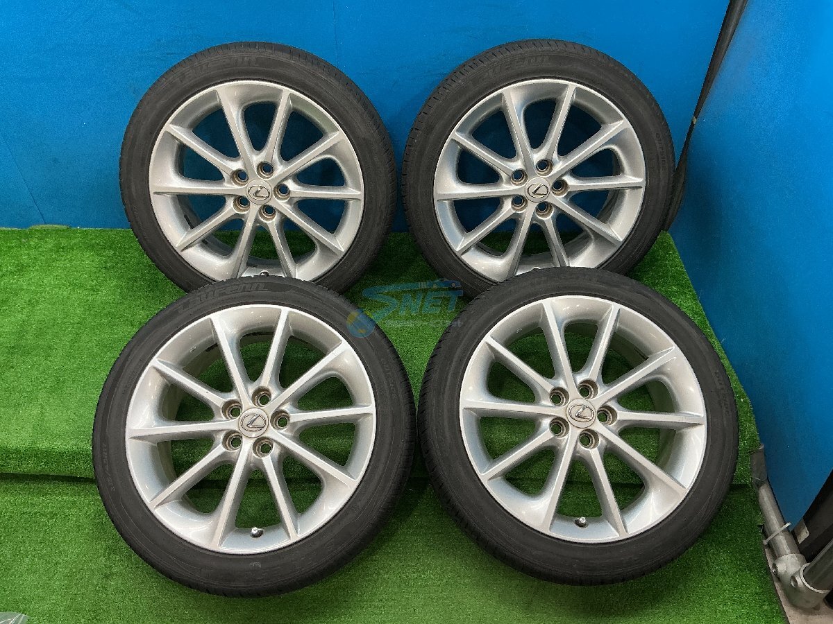 レクサス CT200h Fスポーツ 純正アルミホイール4本 純正ホイールナット
