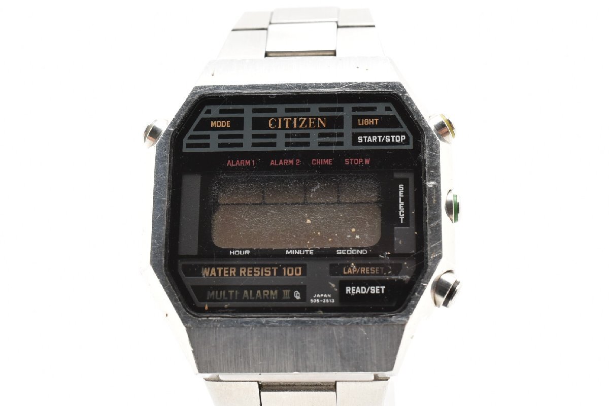 新品】【デッドストック】CITIZEN シチズン デジタル マルチアラーム