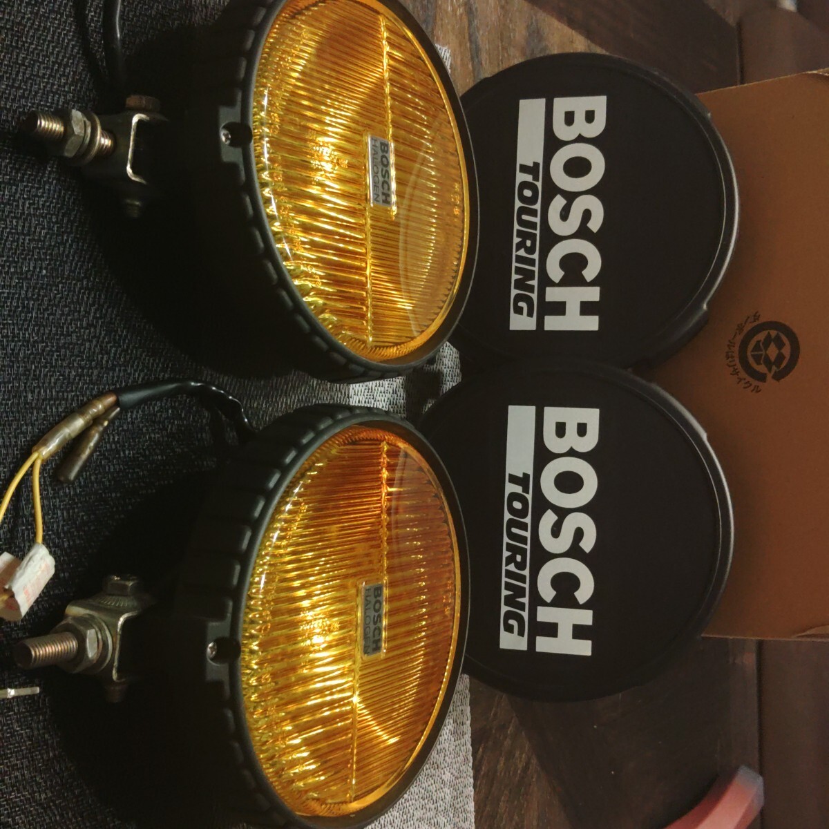 BOSCHボッシュ☆丸形イエローレンズ16cm・ハロゲンフォグランプ左右