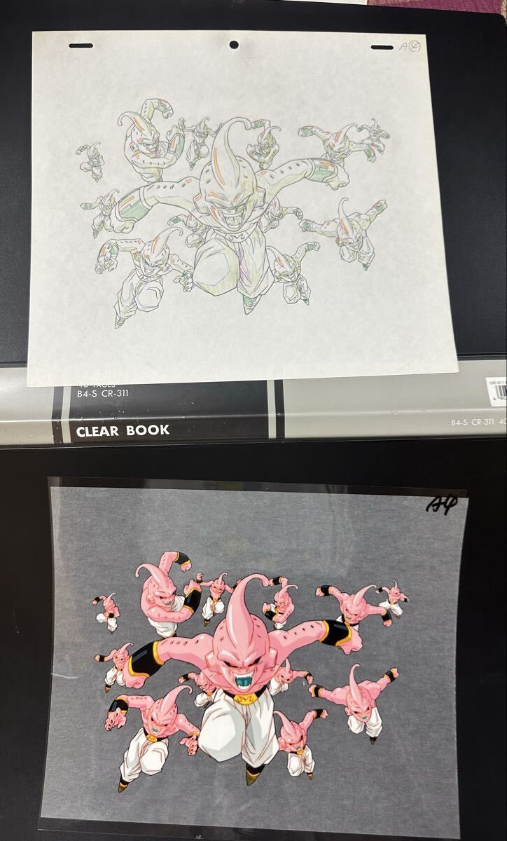 中古・現状品】孫悟飯 ビーデル セル画 原画 セット ドラゴンボールZ