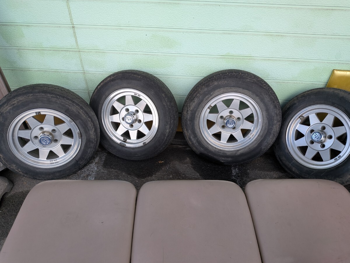 ASAHI 深リム!希少サイズ マッドスポーク4本15×8.5J-27 ジムニー ASAHI 深リム!希少サイズ マッドスポーク4本15×8.5J-27 ジムニー