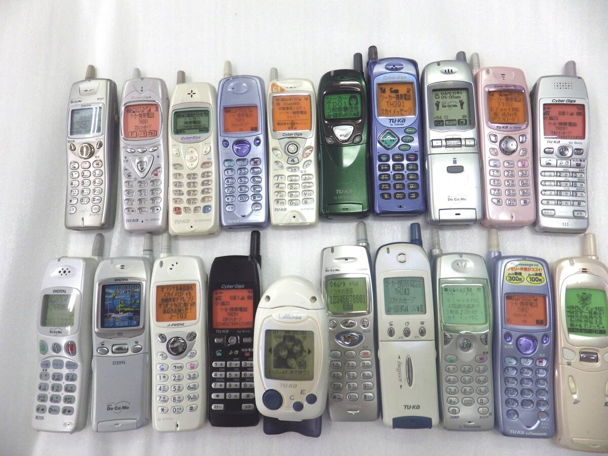 傷や汚れあり】☆ガラケー モック 5点 まとめて NTT DoCoMo D-209i