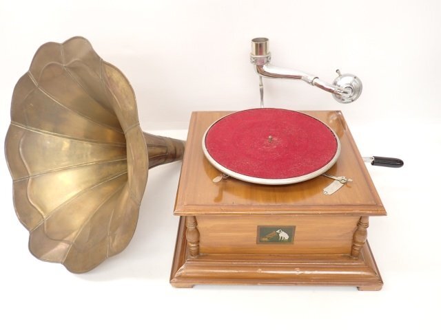 中古】HMV 蓄音機 His Master Voice Gramophone / グラモフォン ラッパ