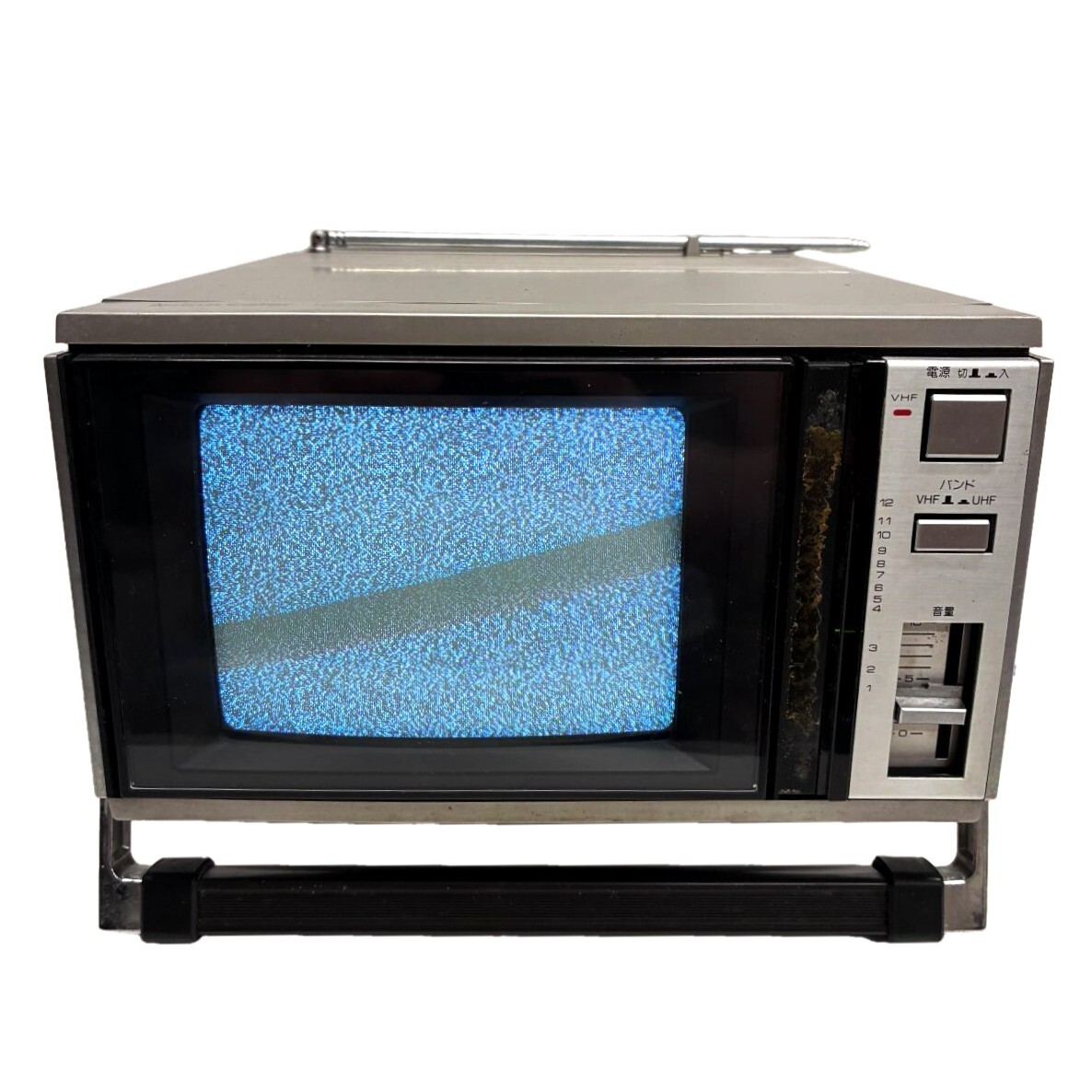 緑屋*k□レトロ Pana Color ブラウン管テレビ TH11-S7 グリーン