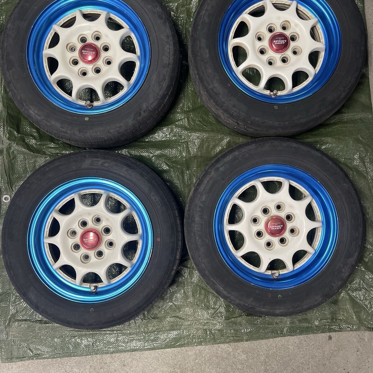 スプリントハート ホイール 13インチ 5.5j off+45 PCD114.3 4穴 PCD100