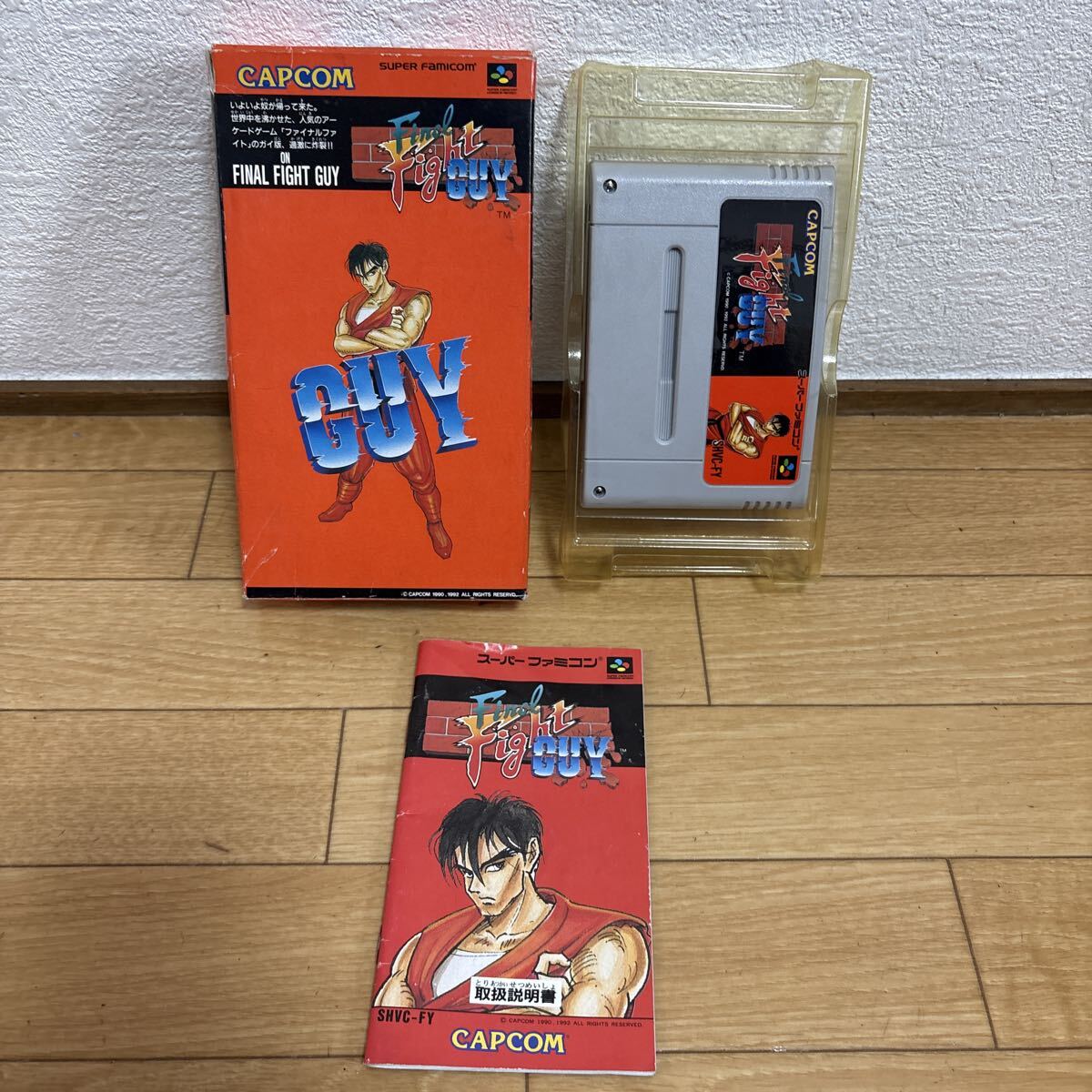 カプコン□ファイナルファイト基板、イン説チラシコピー□CPS1、CP