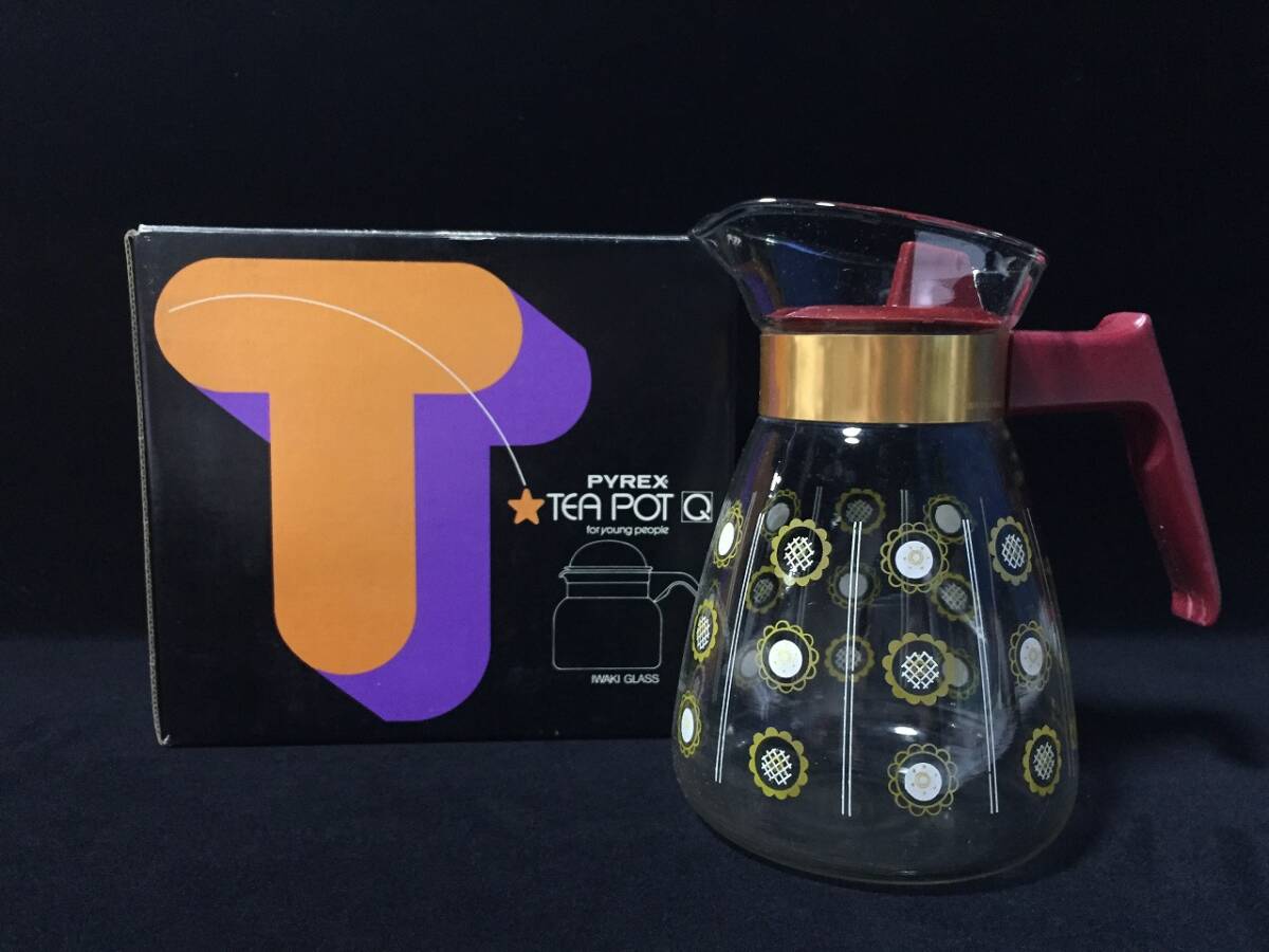 中古】ヴィンテージ PYREX パイレックス IWAKI イワキガラス ボウル 花