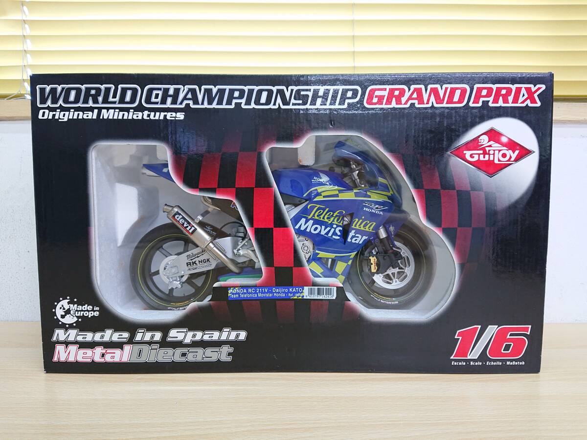 新品】タミヤ RC211V テレフォニカ モビスター 加藤大治郎 仕様 完成品