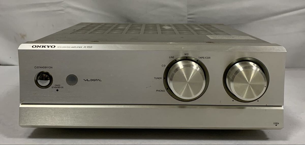 80s ONKYO INTEGRATED アンプ A-5900 動作正常 使用頻度低 重低音 美品