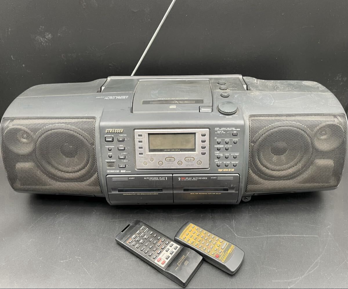 AIWA アイワ ラジカセ最高峰 STRASSER シュトラッサー CSD-XR90 CD 難