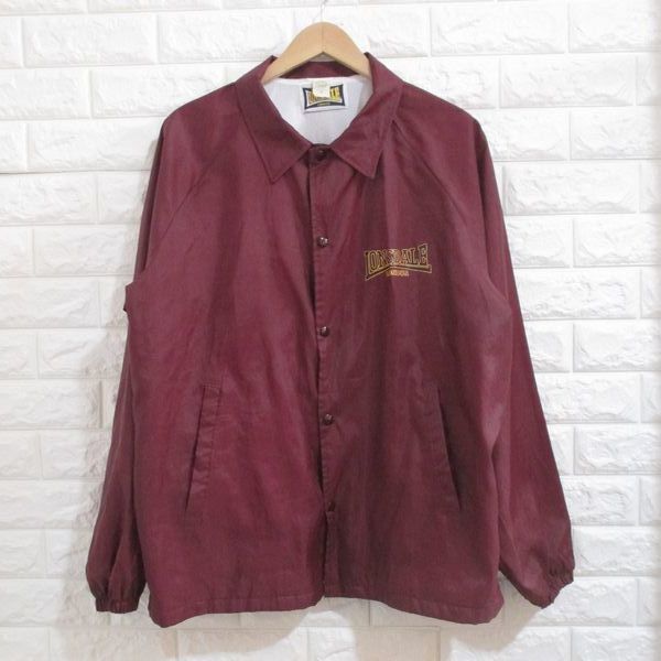 Lonsdale ロンズデール 90s Usa製 コーチジャケット エンジ Xl の落札情報詳細 ヤフオク落札価格情報 オークフリー スマートフォン版