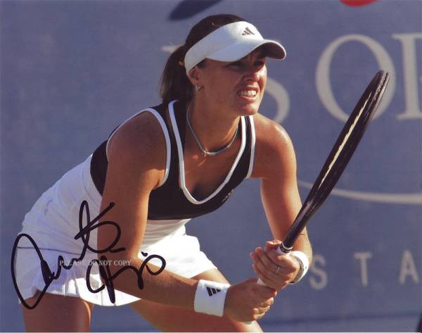 新品】MARTINA HINGIS マルチナ・ヒンギス サイン フォト/他、写真一付