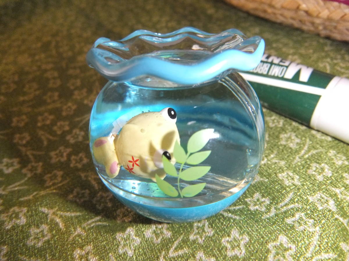 新品 オイルチャーム 黄色い金魚がいるよ 置き型 金魚鉢 未使用品 の落札情報詳細 ヤフオク落札価格情報 オークフリー スマートフォン版