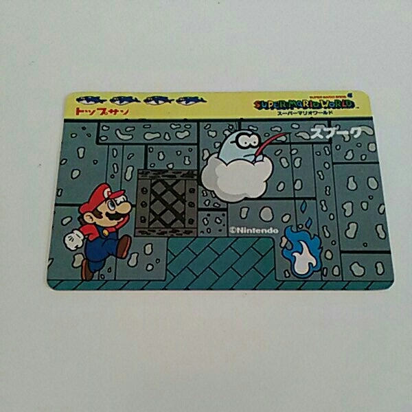 トップサン スーパーマリオワールド カード スプークの落札情報詳細
