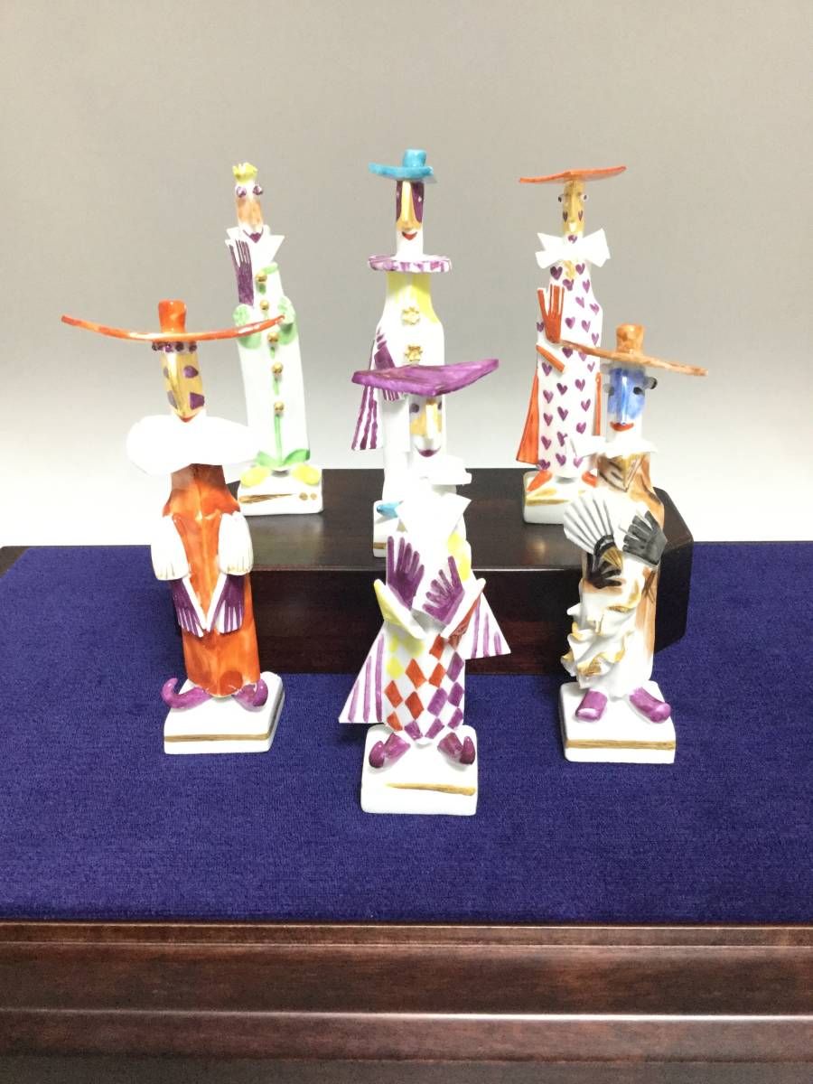 TR】マイセン MEISSEN 仮面舞踏会 人形 フィギュリン 陶器 置物