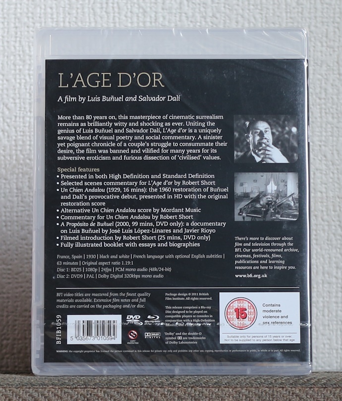 新品 2枚組 Dvd ブルーレイ ルイス ブニュエル サルバドール ダリ 黄金時代 アンダルシアの犬 マックス エルンスト Bunuel Dali Blu Ray の落札情報詳細 ヤフオク落札価格情報 オークフリー スマートフォン版