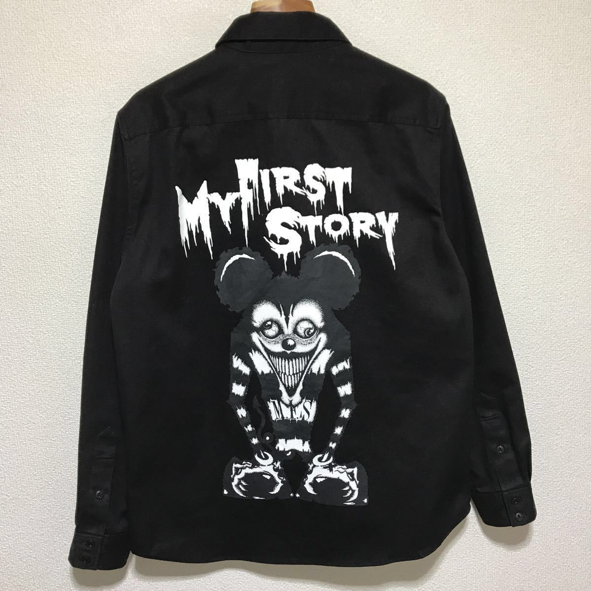 激レア限定品 MY FIRST STORY 初代 マイファス君プレミアムシャツ 即決古着]MY FIRST STORY/マイファーストストーリー/STORYTELLER限定