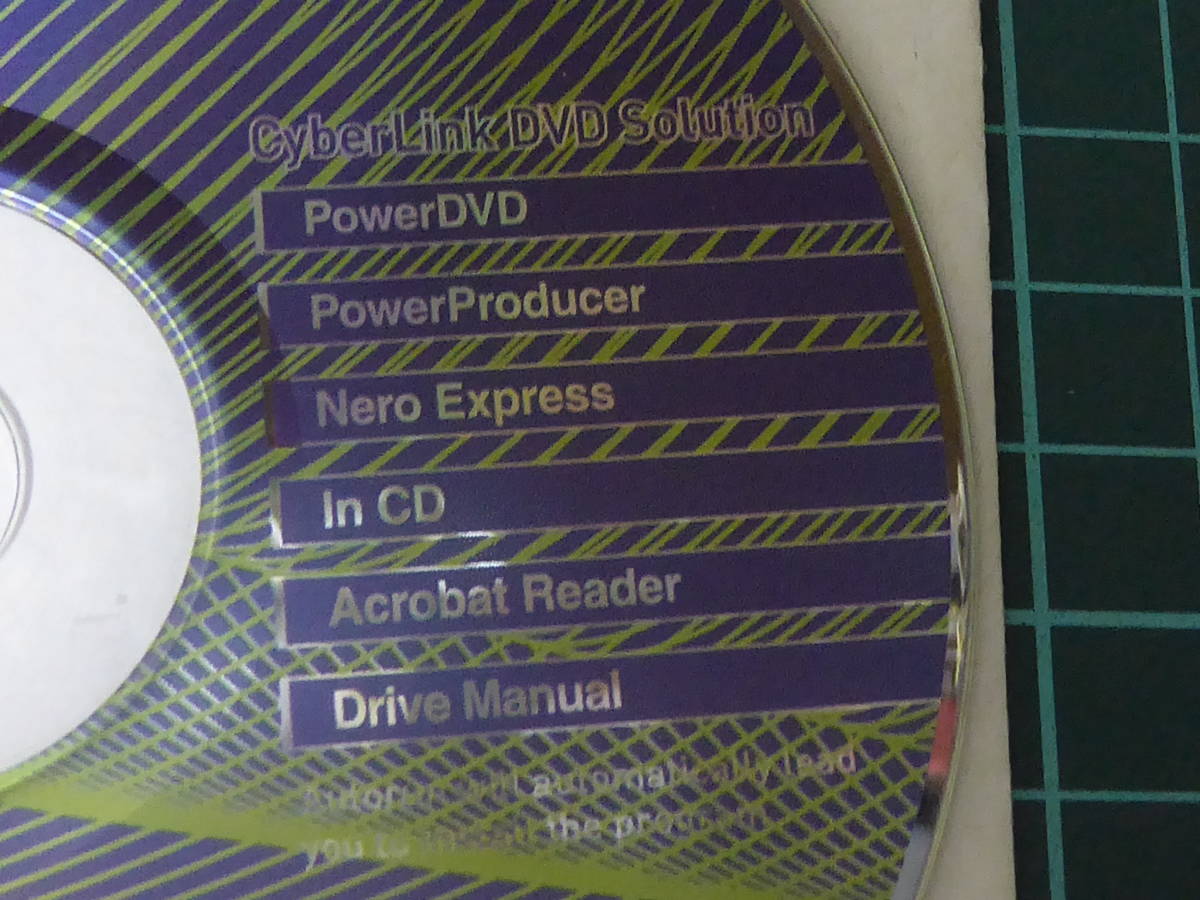 LG DVD Writer Solution PowerDVD/PowerProducer/Nero Express 200203304 の